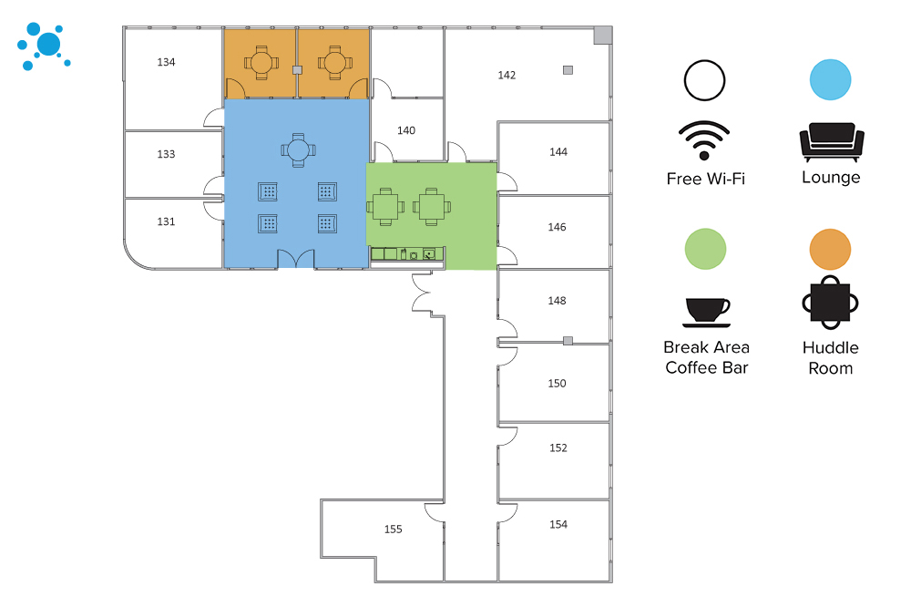 Interior images of Flexible office space at 9896 Bissonnet Street 5
