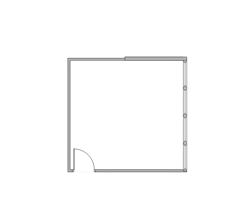 Floor plan of Flexible Office Space for Rent at 9896 Bissonnet Street 134