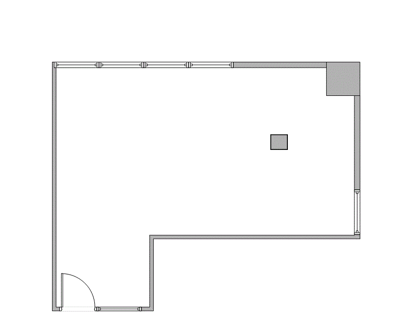 Floor plan of Flexible Office Space for Rent at 9896 Bissonnet Street 142
