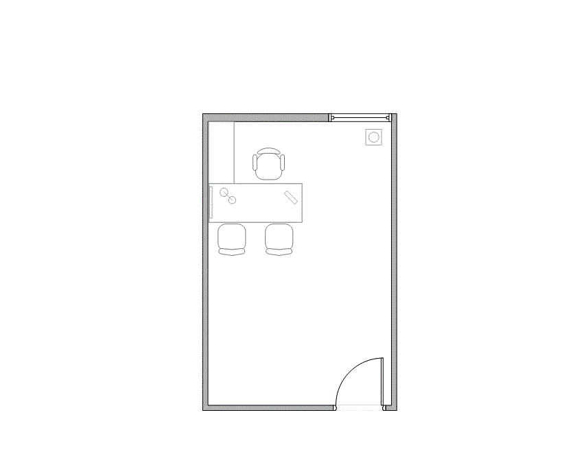 Floor plan of Flexible Office Space for Rent at 9896 Bissonnet Street 144