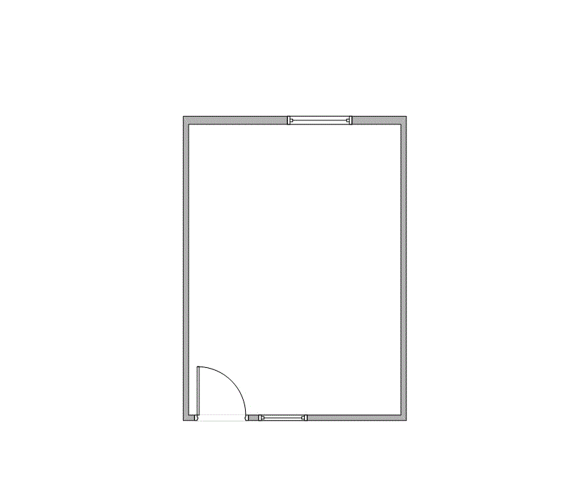 Floor plan of Flexible Office Space for Rent at 9896 Bissonnet Street 154