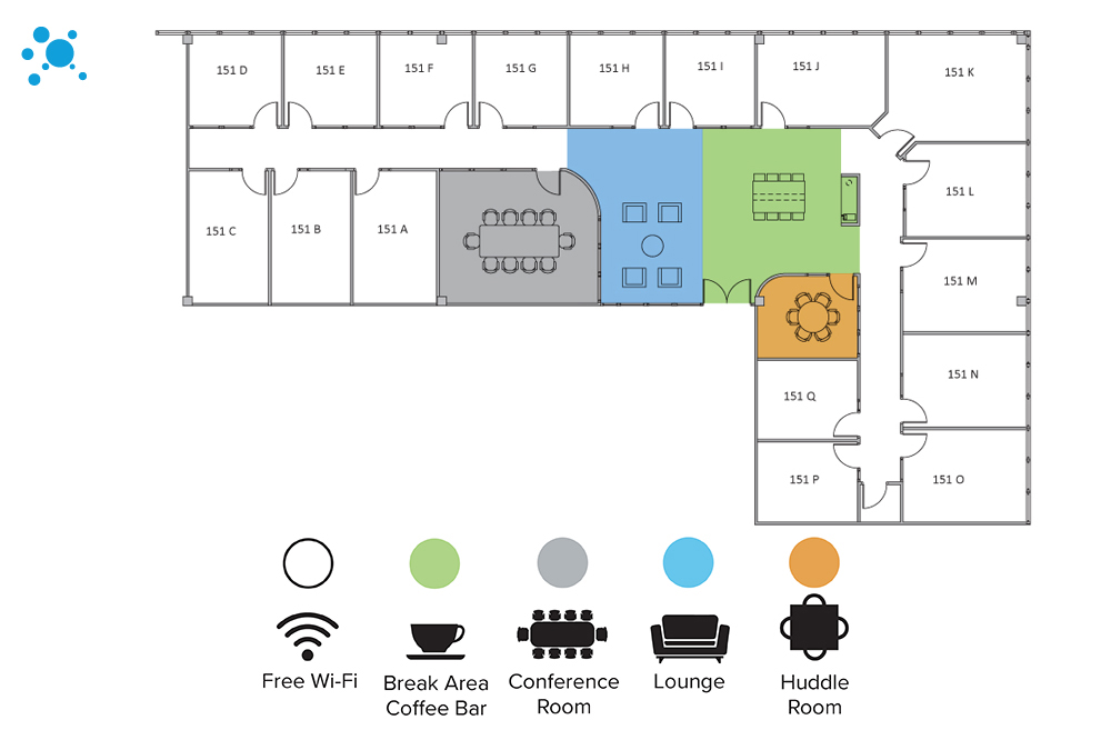 Interior images of Flexible office space at 16770 Imperial Valley Drive 4
