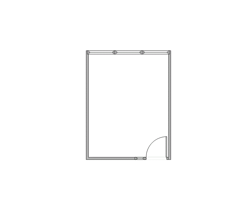Floor plan of Flexible Office Space for Rent at 16770 Imperial Valley Drive 125-G