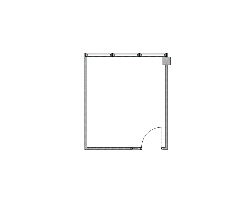 Floor plan of Flexible Office Space for Rent at 16770 Imperial Valley Drive 125-P