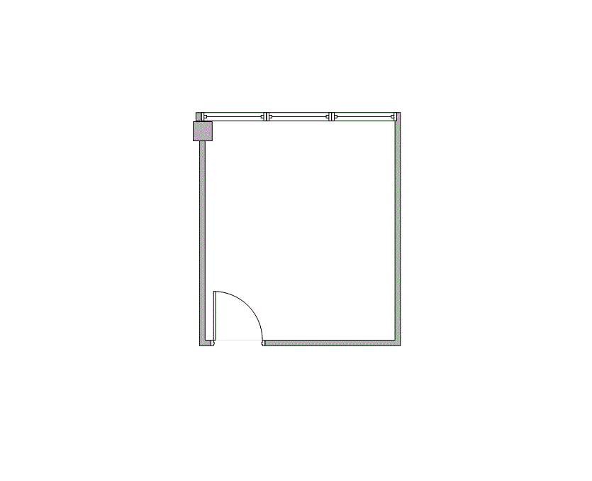 Floor plan of Flexible Office Space for Rent at 16770 Imperial Valley Drive 125-Q