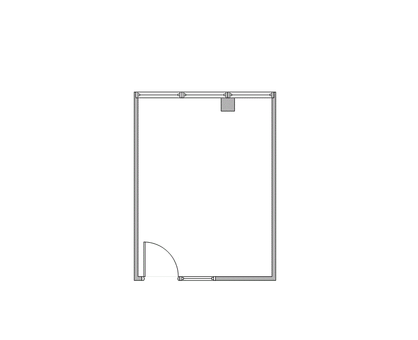 Floor plan of Flexible Office Space for Rent at 16770 Imperial Valley Drive 151-M