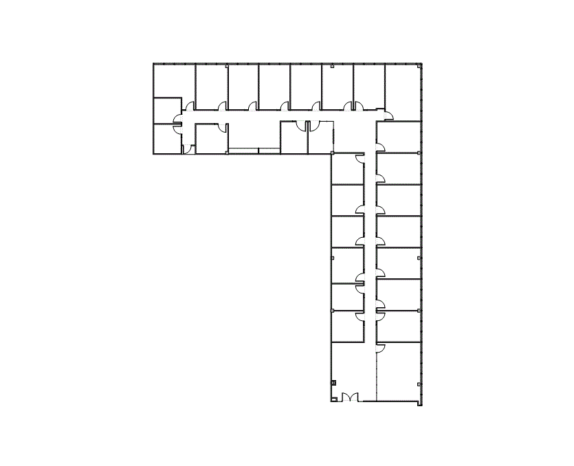 Floor plan of Flexible Office Space for Rent at 16770 Imperial Valley Drive 2020.WS
