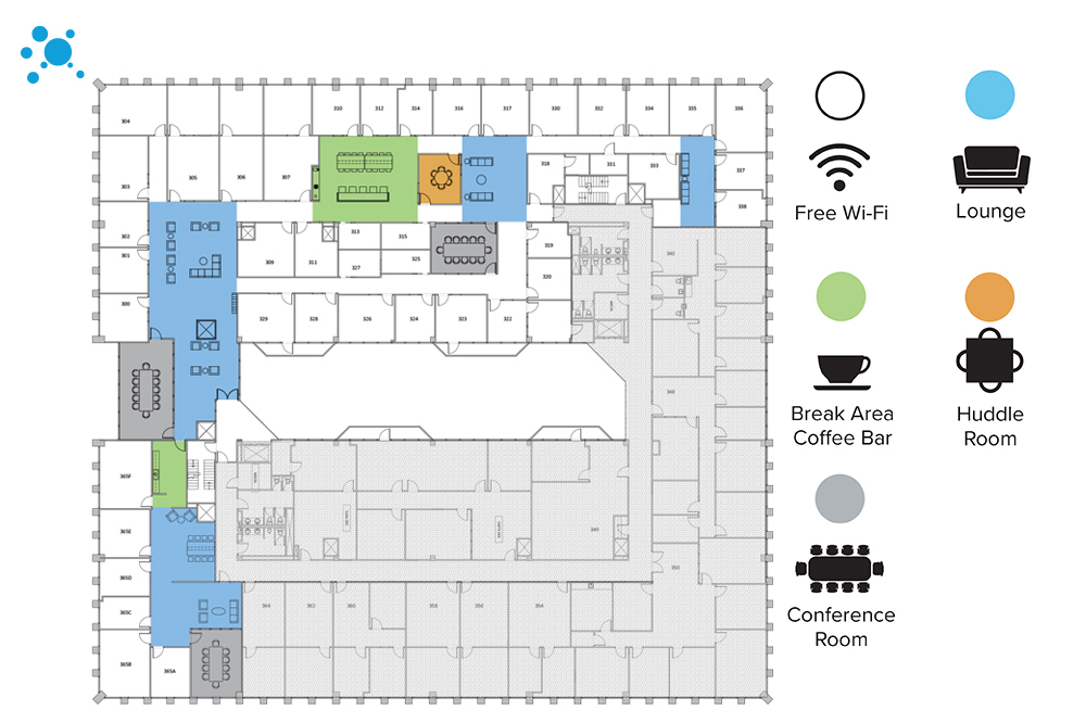 Interior images of Flexible office space at 9900 Westpark Drive 4