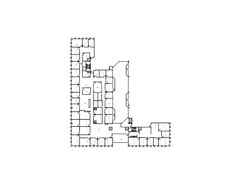 Floor plan of Flexible Office Space for Rent at 9900 Westpark Drive 300.WS