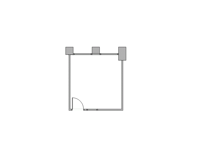 Floor plan of Flexible Office Space for Rent at 9900 Westpark Drive 317