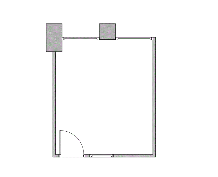 Floor plan of Flexible Office Space for Rent at 9900 Westpark Drive 334