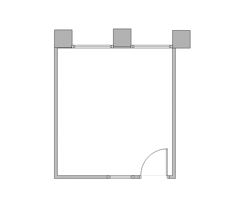 Floor plan of Flexible Office Space for Rent at 9900 Westpark Drive 335