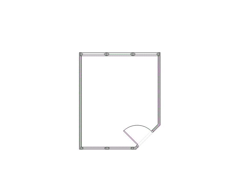 Floor plan of Flexible Office Space for Rent at 9894 Bissonnet Street 245