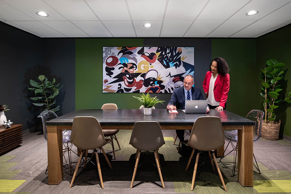 Interior images of Flexible office space at 7322-7324 Southwest Freeway 8