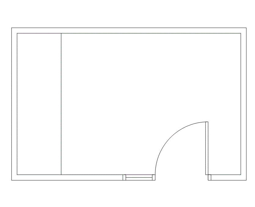 Floor plan of Flexible Office Space for Rent at 7322-7324 Southwest Freeway 1-1125