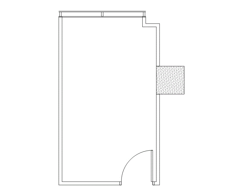 Floor plan of Flexible Office Space for Rent at 7322-7324 Southwest Freeway 1-1134