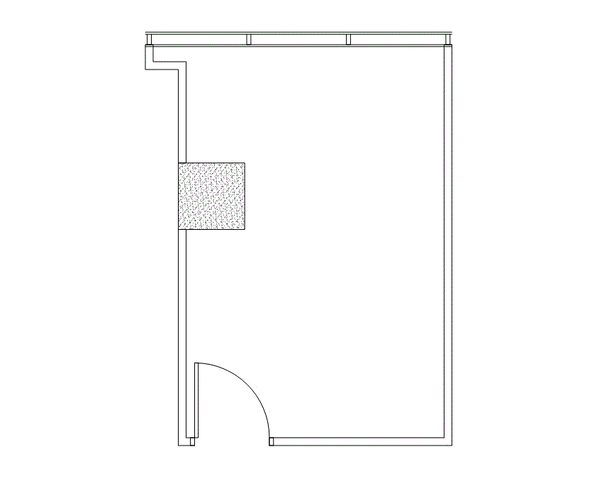 Floor plan of Flexible Office Space for Rent at 7322-7324 Southwest Freeway 1-1136