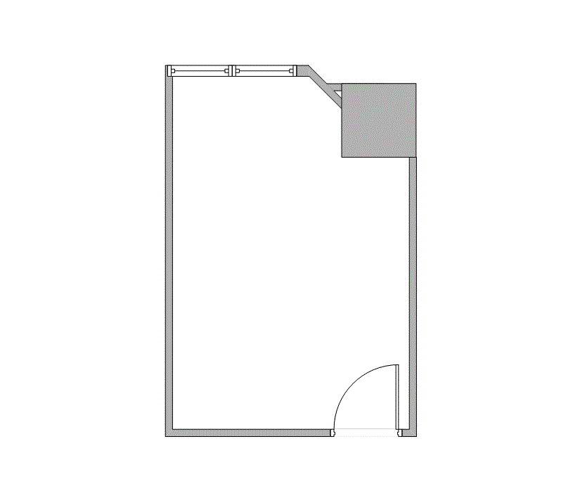 Floor plan of Flexible Office Space for Rent at 7322-7324 Southwest Freeway 1-1148