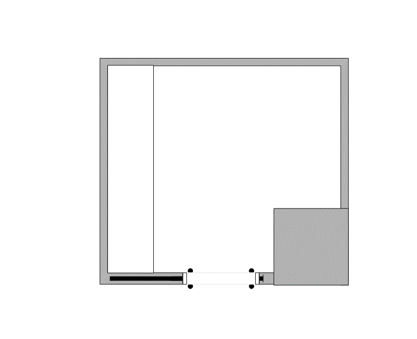Floor plan of Flexible Office Space for Rent at 7322-7324 Southwest Freeway 1-1155
