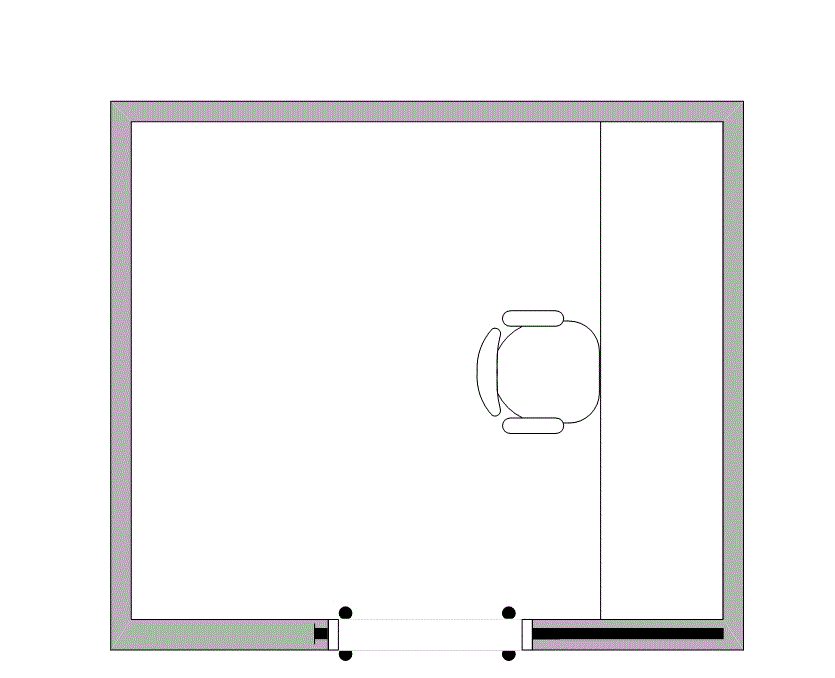 Floor plan of Flexible Office Space for Rent at 7322-7324 Southwest Freeway 1-1171
