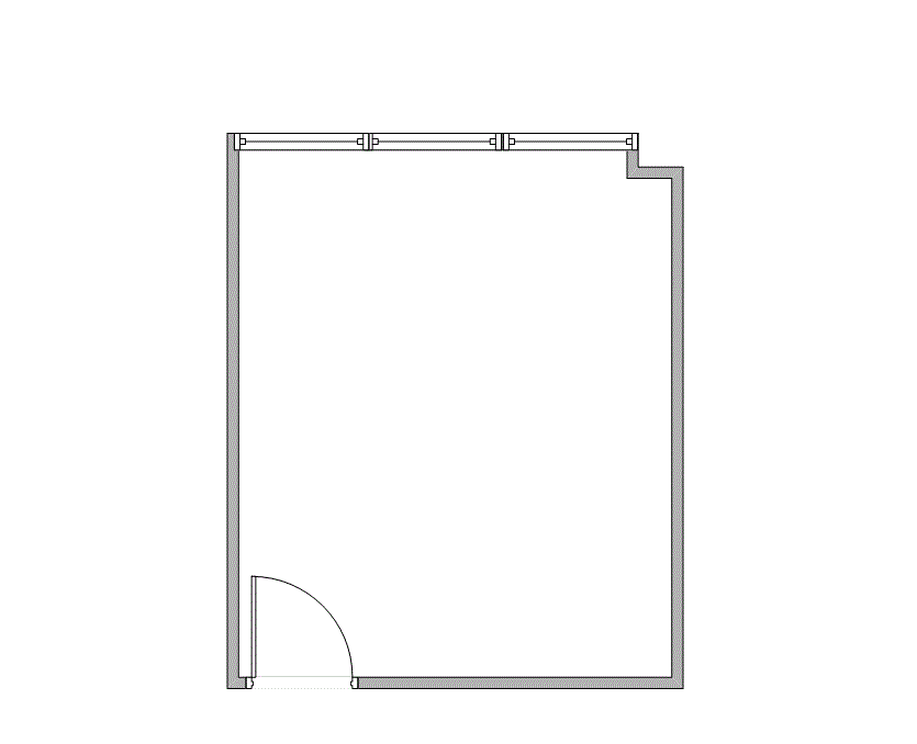 Floor plan of Flexible Office Space for Rent at 7322-7324 Southwest Freeway 1-1186
