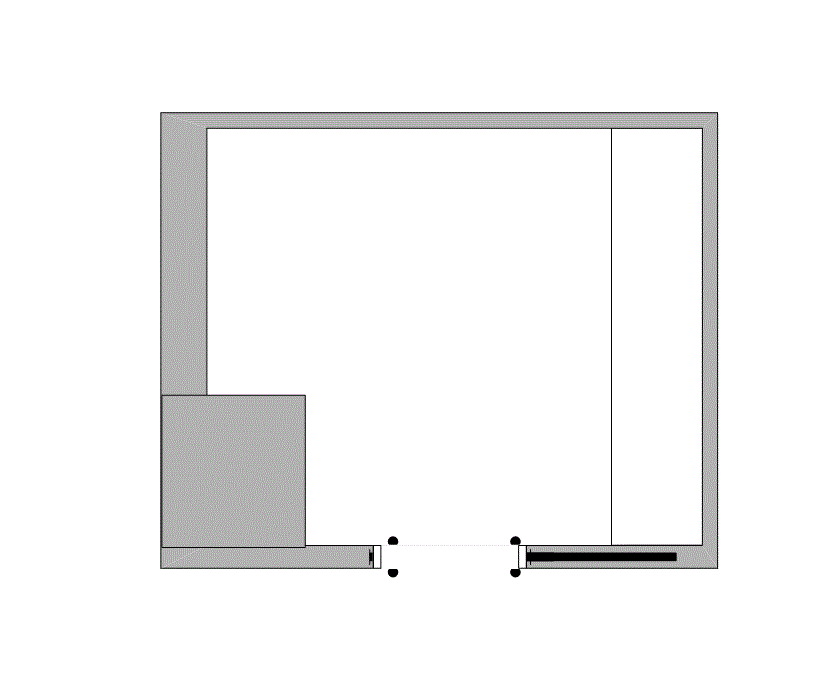 Floor plan of Flexible Office Space for Rent at 7322-7324 Southwest Freeway 1-1189