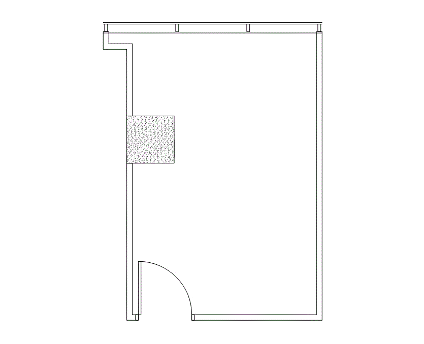 Floor plan of Flexible Office Space for Rent at 7322-7324 Southwest Freeway 1-1190
