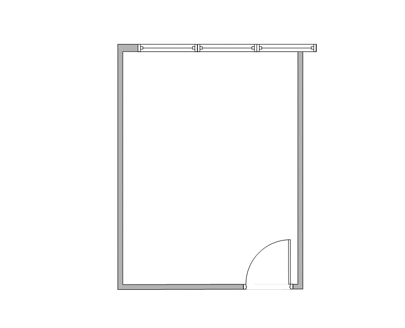 Floor plan of Flexible Office Space for Rent at 7322-7324 Southwest Freeway 1-1192