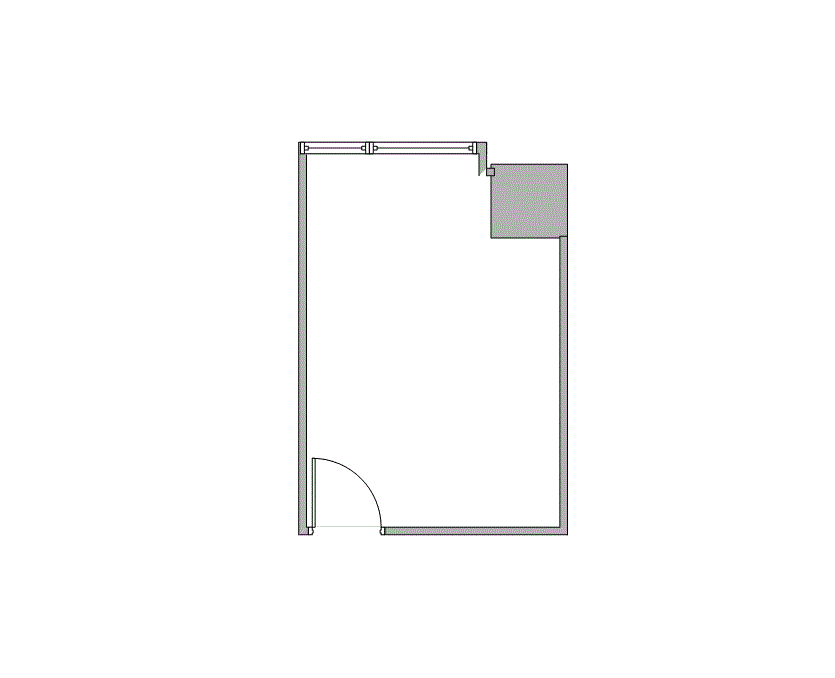 Floor plan of Flexible Office Space for Rent at 7322-7324 Southwest Freeway 1-1198
