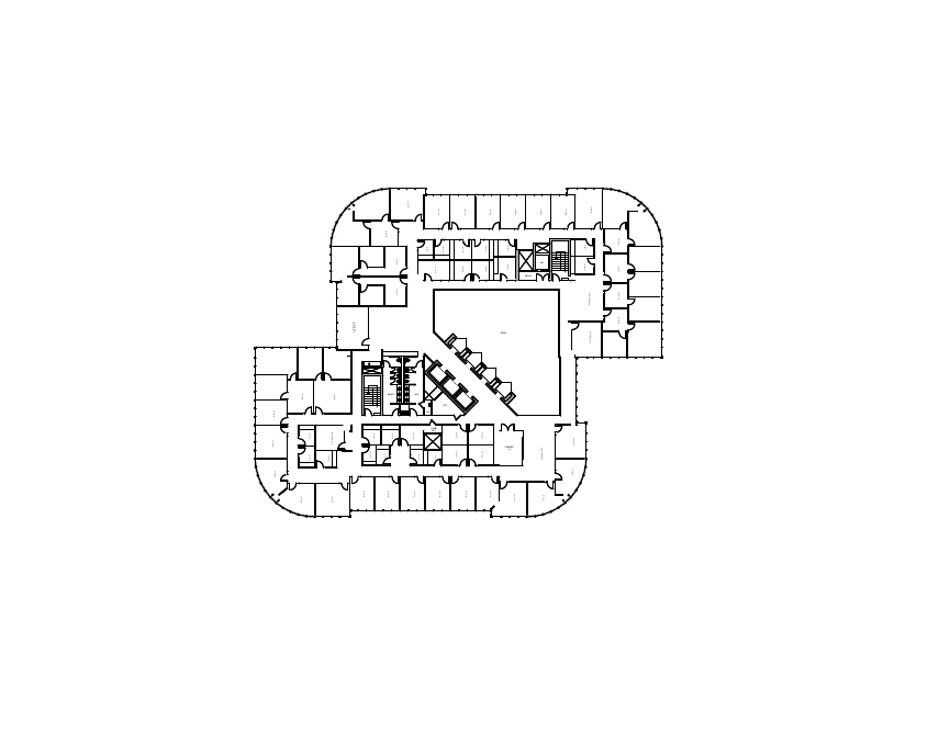 Floor plan of Flexible Office Space for Rent at 7322-7324 Southwest Freeway 2-0200.WS
