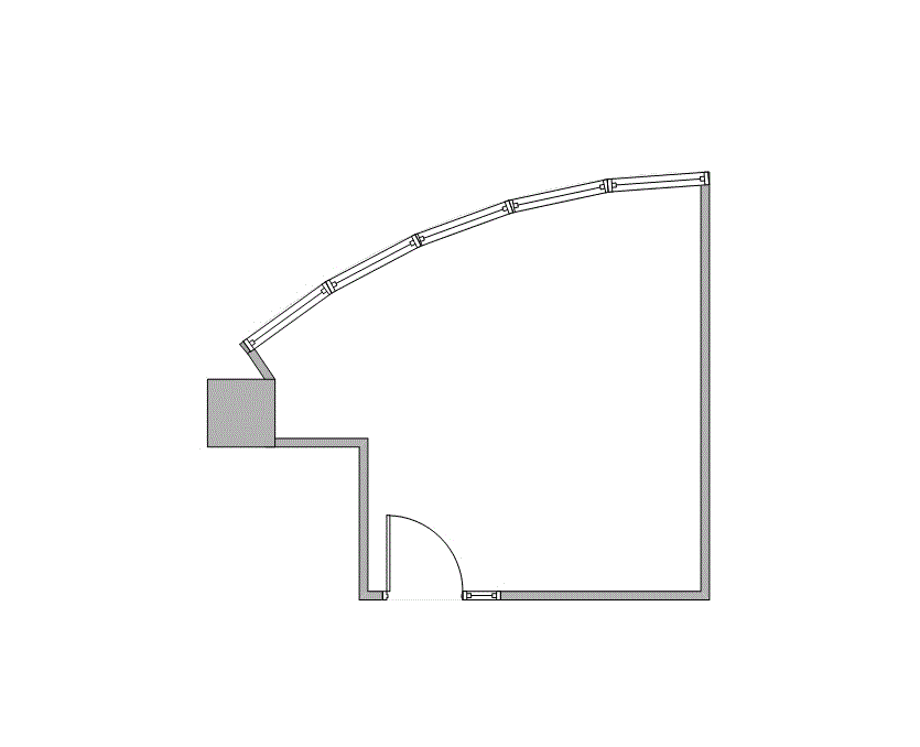 Floor plan of Flexible Office Space for Rent at 7322-7324 Southwest Freeway 2-0210