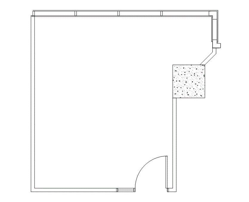 Floor plan of Flexible Office Space for Rent at 7322-7324 Southwest Freeway 2-0212