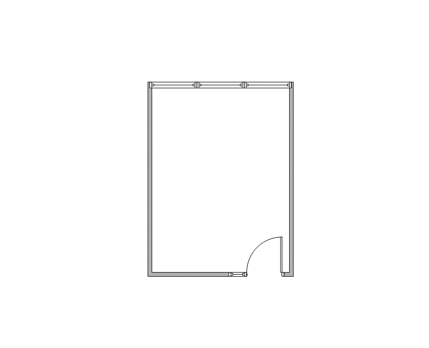 Floor plan of Flexible Office Space for Rent at 7322-7324 Southwest Freeway 2-0216