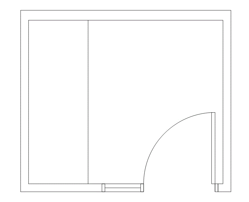 Floor plan of Flexible Office Space for Rent at 7322-7324 Southwest Freeway 2-0219