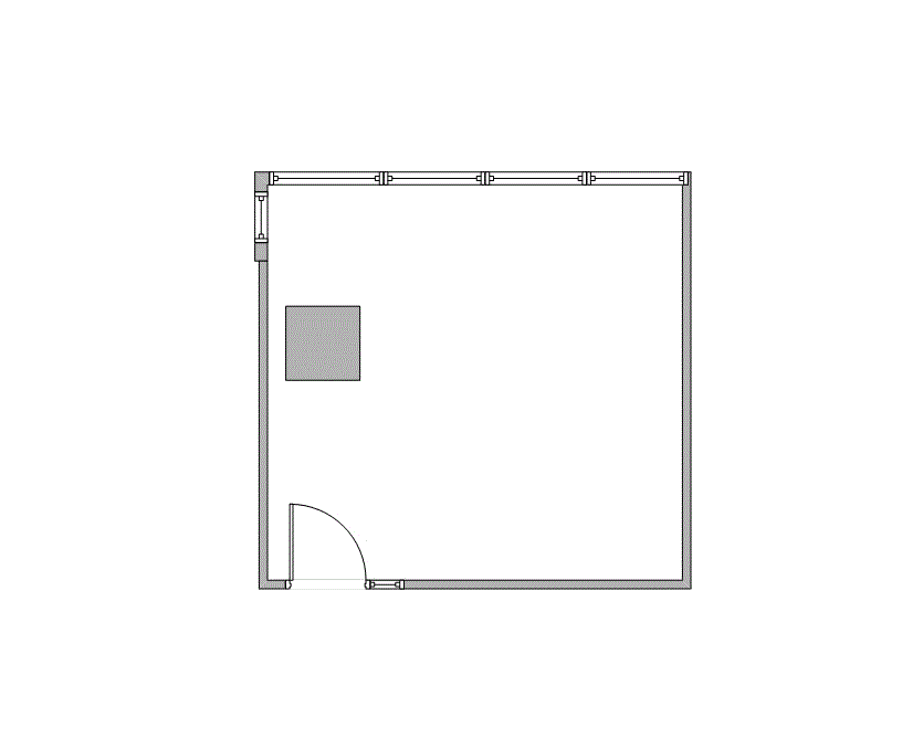 Floor plan of Flexible Office Space for Rent at 7322-7324 Southwest Freeway 2-0236