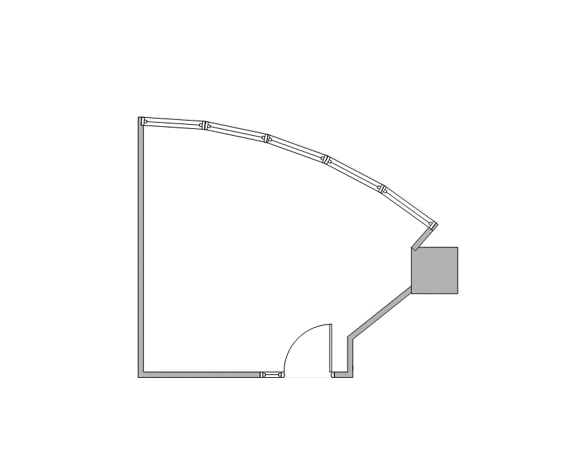 Floor plan of Flexible Office Space for Rent at 7322-7324 Southwest Freeway 2-0238