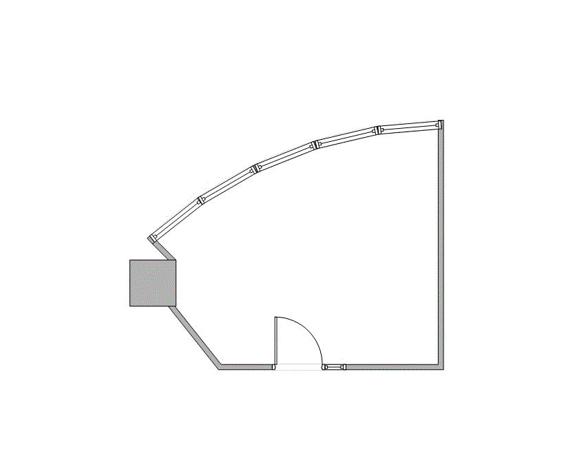 Floor plan of Flexible Office Space for Rent at 7322-7324 Southwest Freeway 2-0240