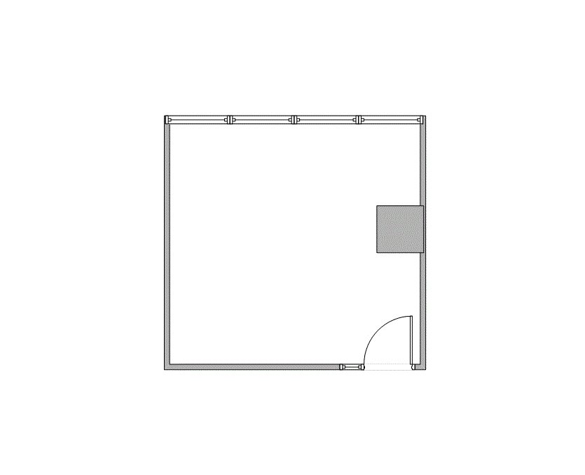 Floor plan of Flexible Office Space for Rent at 7322-7324 Southwest Freeway 2-0242