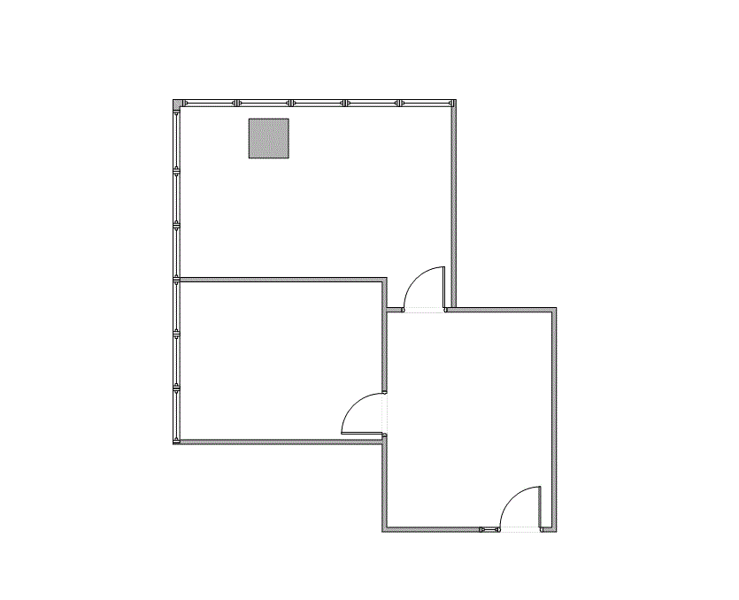 Floor plan of Flexible Office Space for Rent at 7322-7324 Southwest Freeway 2-0246