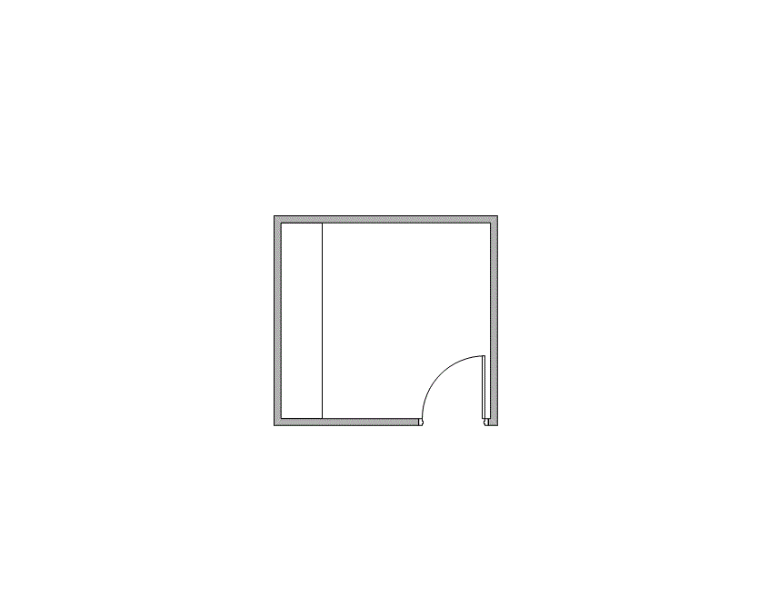 Floor plan of Flexible Office Space for Rent at 7322-7324 Southwest Freeway 2-0255