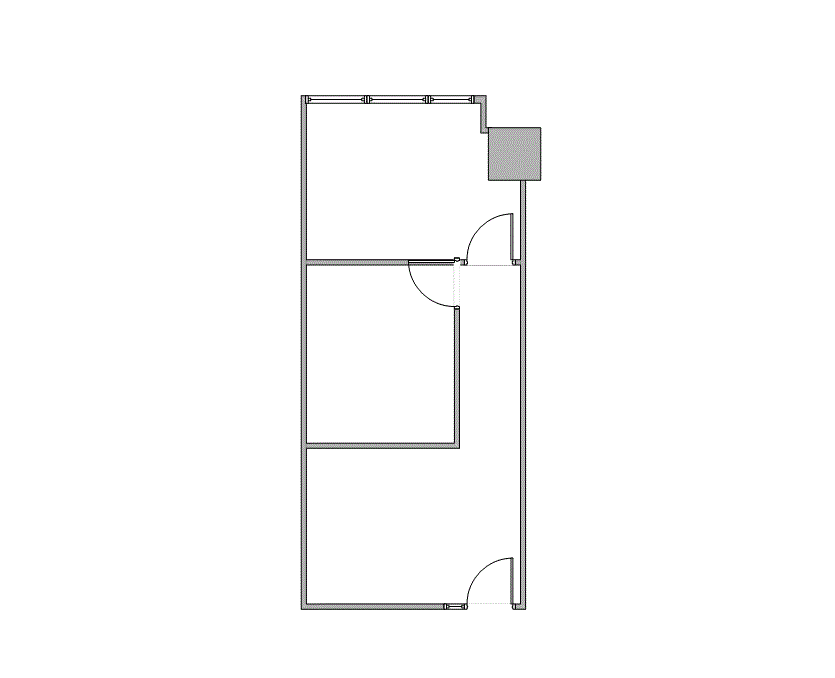 Floor plan of Flexible Office Space for Rent at 7322-7324 Southwest Freeway 2-0264