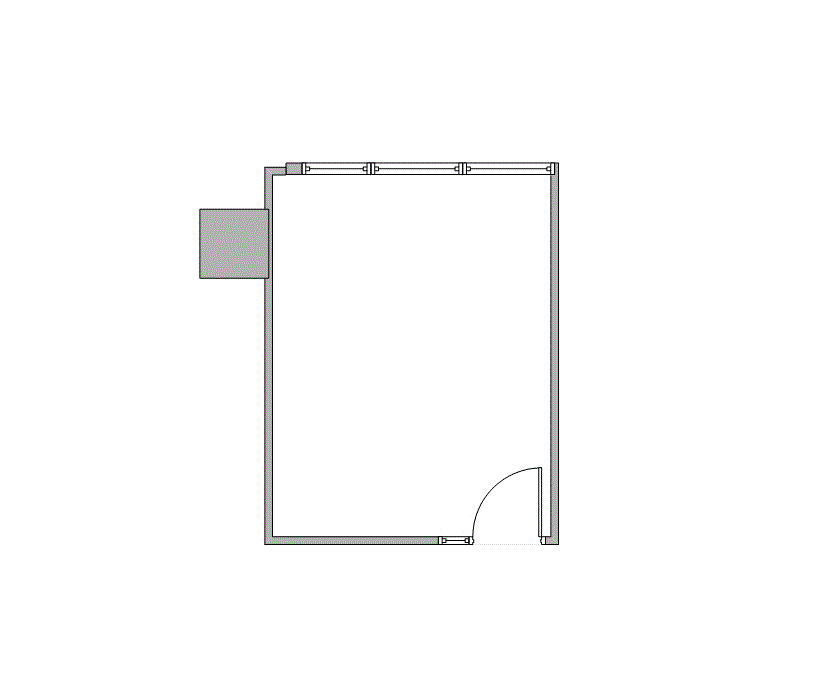 Floor plan of Flexible Office Space for Rent at 7322-7324 Southwest Freeway 2-0272