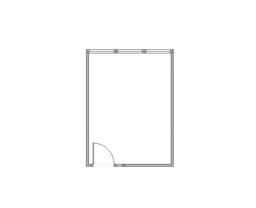Floor plan of Flexible Office Space for Rent at 7322-7324 Southwest Freeway 2-0274