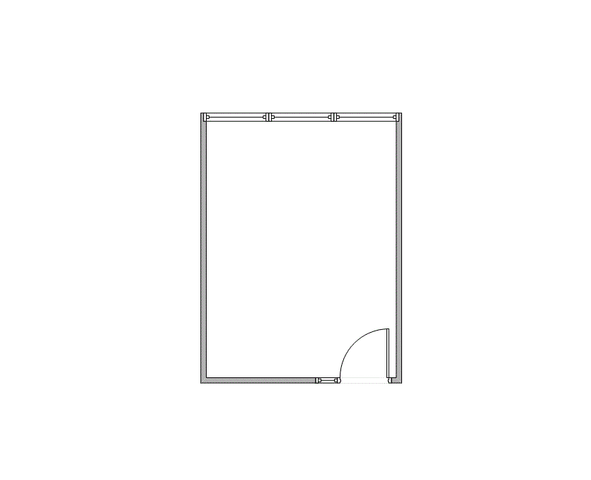 Floor plan of Flexible Office Space for Rent at 7322-7324 Southwest Freeway 2-0282