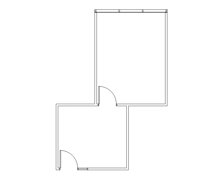 Floor plan of Flexible Office Space for Rent at 7322-7324 Southwest Freeway 2-0294