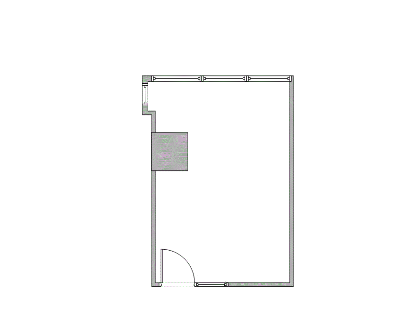 Floor plan of Flexible Office Space for Rent at 7322-7324 Southwest Freeway 2-0460I