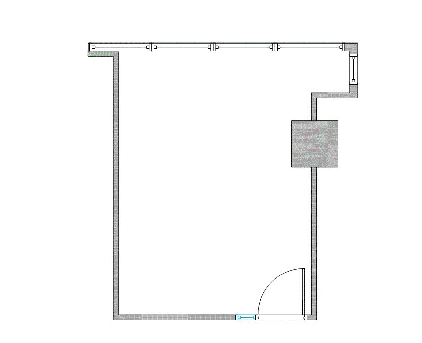 Floor plan of Flexible Office Space for Rent at 7322-7324 Southwest Freeway 2-0460L