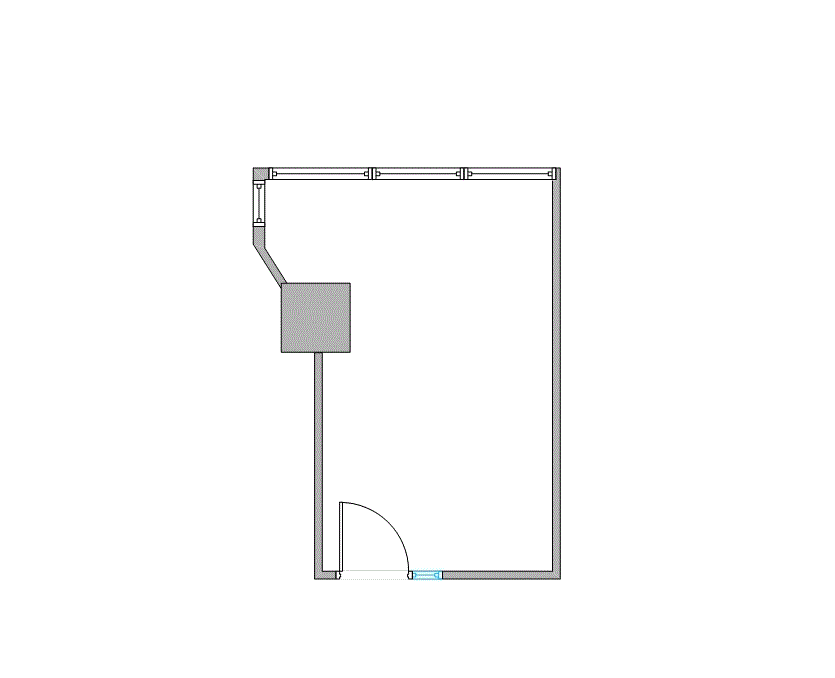 Floor plan of Flexible Office Space for Rent at 7322-7324 Southwest Freeway 2-0460T