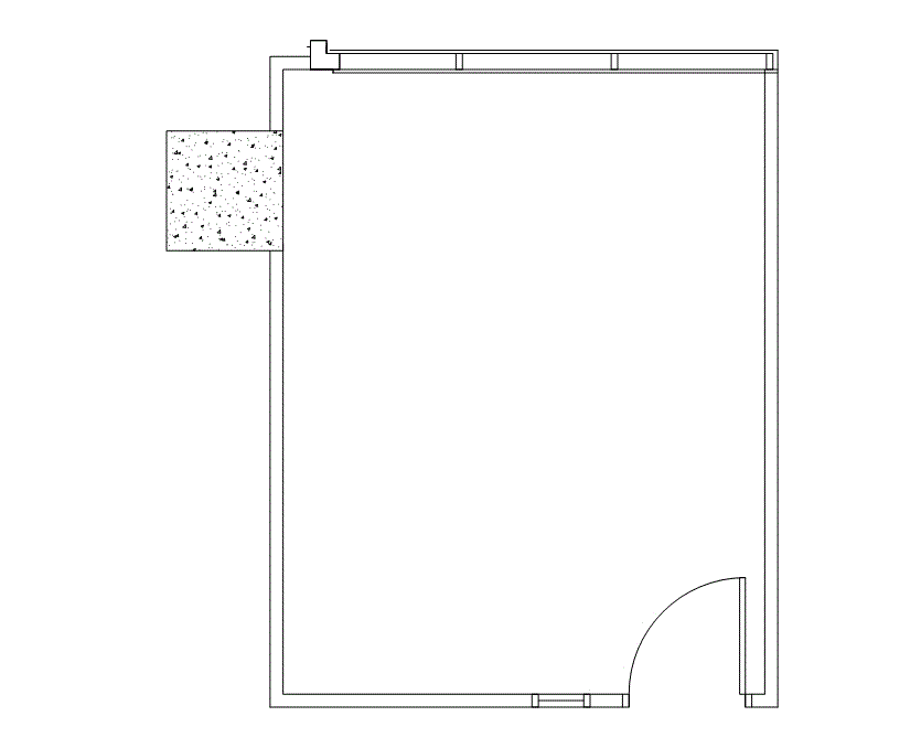 Floor plan of Flexible Office Space for Rent at 7322-7324 Southwest Freeway 2-1410