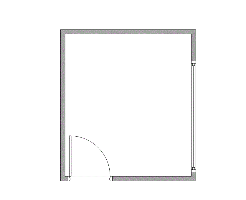 Floor plan of Flexible Office Space for Rent at 7322-7324 Southwest Freeway 2-1421